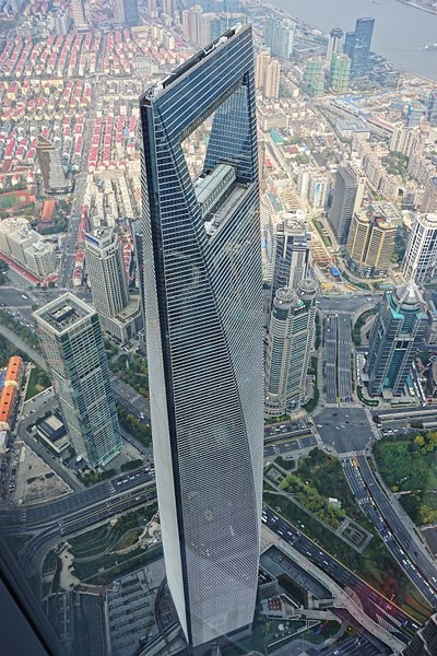 مرکز مالی جهانی شانگهای در شانگهای ، چین