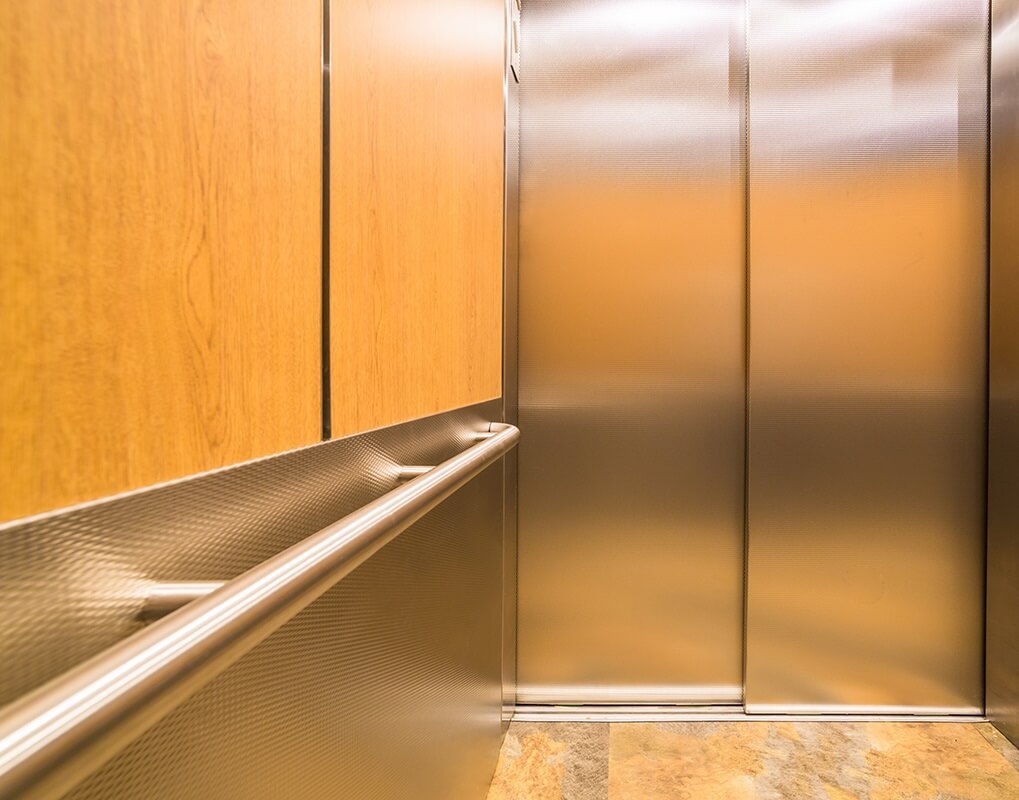 طرح کابین آسانسور ام دی اف-استیل