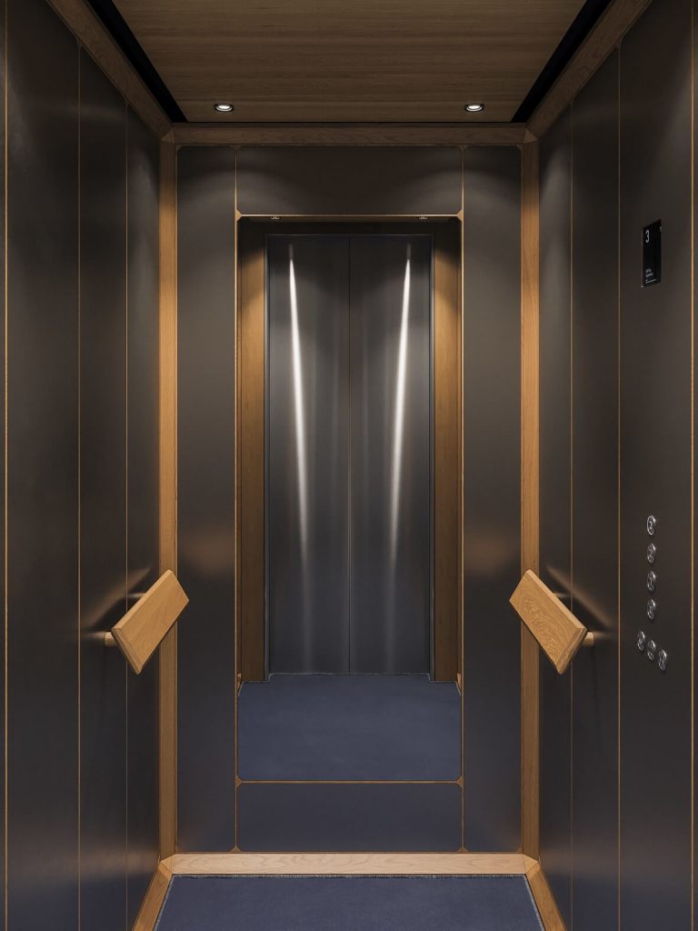 طرح کابین آسانسور MDF-استیل