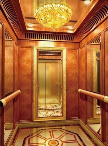 طرح کابین آسانسور ام دی اف-استیل لاکچری